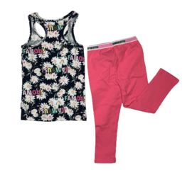 Vingino: (pyjama) Set Wieske - Neon pink