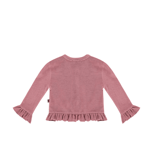House of Jamie: Frill Cardigan - Orchid