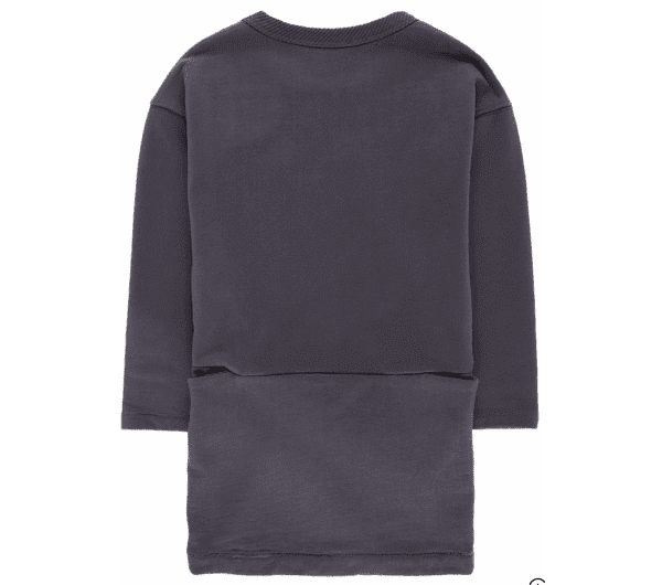 ruby tuesday: sali sweater dress - blue graphite