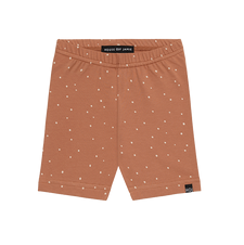 House of Jamie: Biker shorts - Burnt Ginger dots