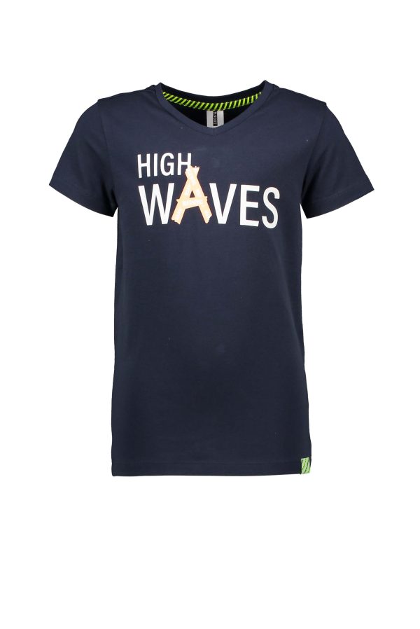B.NOSY: T-shirt High Waves - Dark Blue