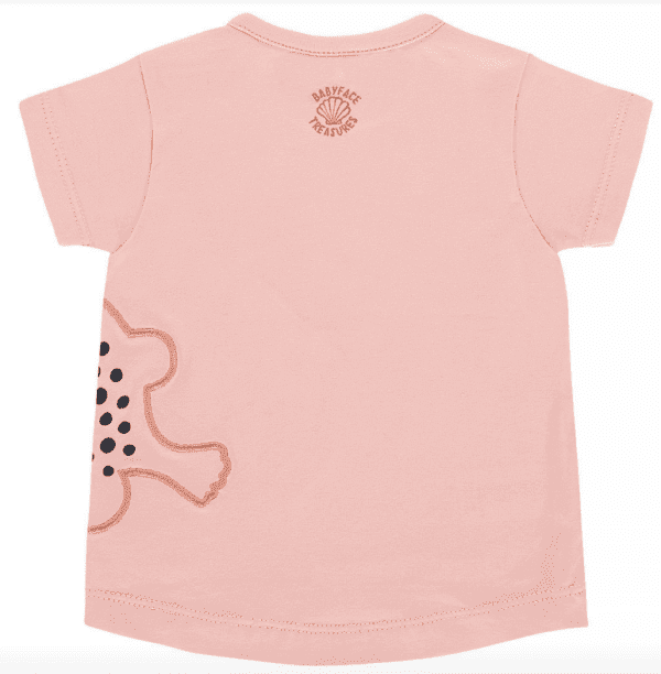 Babyface: T-shirt - Blush pink - visje