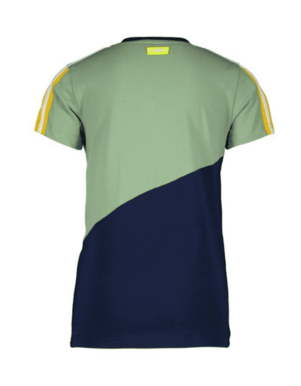 B.nosy: T-shirt B.boring - groen/blauw/geel