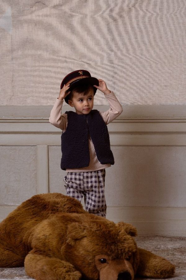 House of Jamie: Teddie Gilet - Vintage Blue